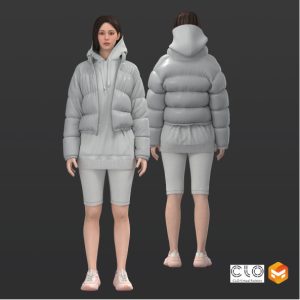 3d shop outfit created in clo3D