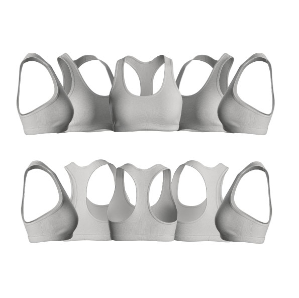 digital sports bra created in clo3D
