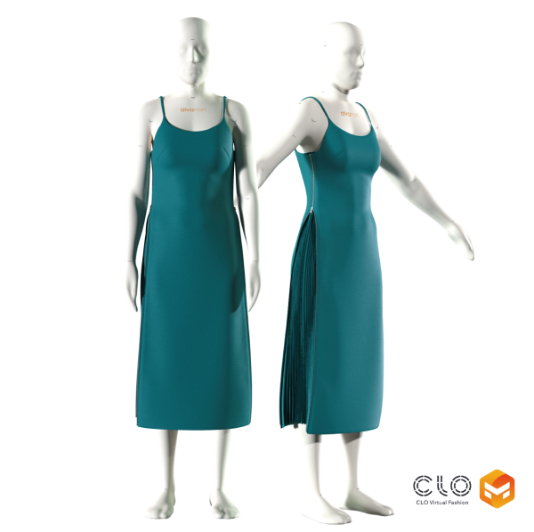 3D dress plus size fashion