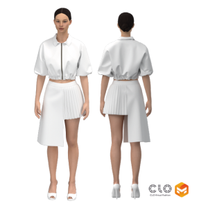 3d outfit created in clo 3D