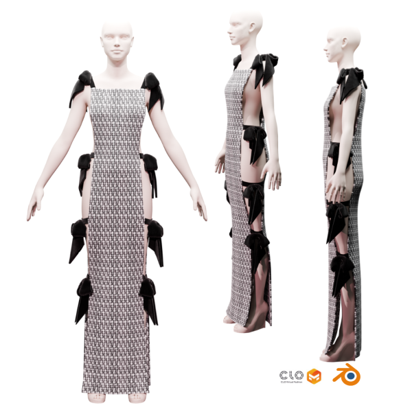 Digital clothing in Clo 3D