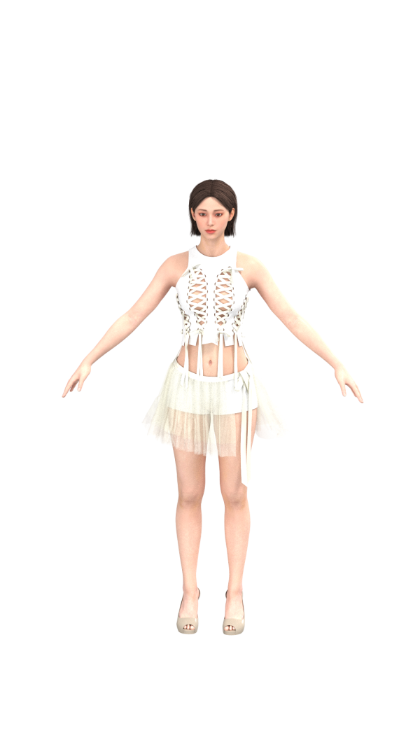 laced op combo created in clo 3D